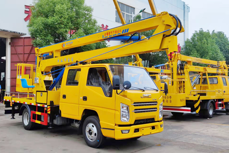 江鈴順達(dá)(國六)16米高空作業(yè)車（黃牌，折疊臂）